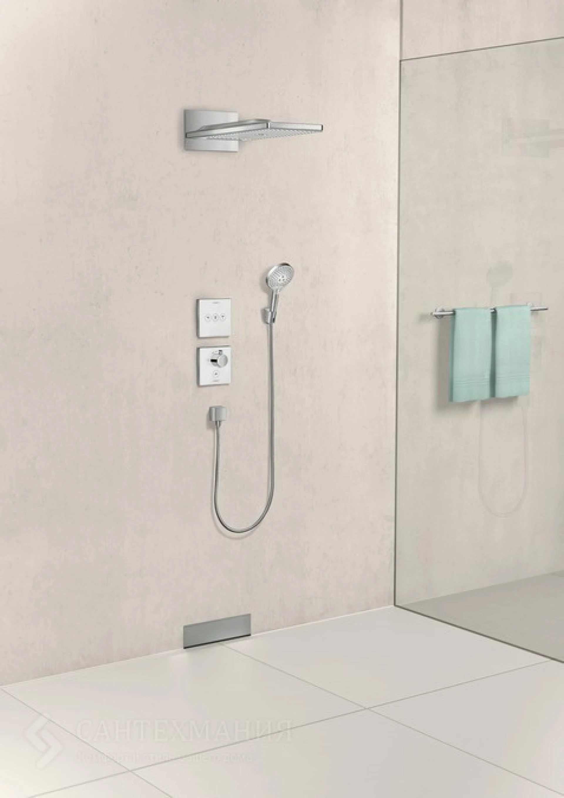 Фото - Термостат для душа Hansgrohe ShowerSelect Highflow 15735600 - Hansgrohe