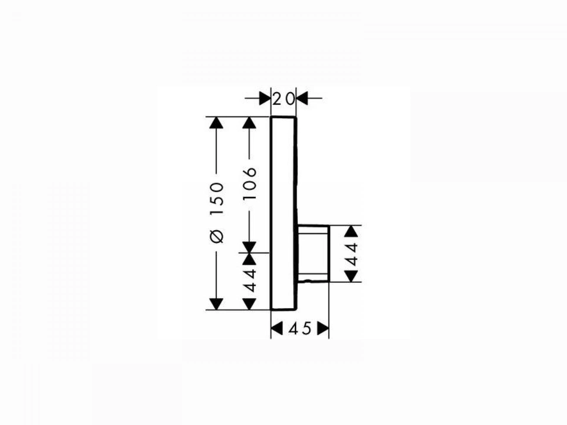 Фото - Смеситель для душа Hansgrohe ShowerSelect S 15747000 - Hansgrohe