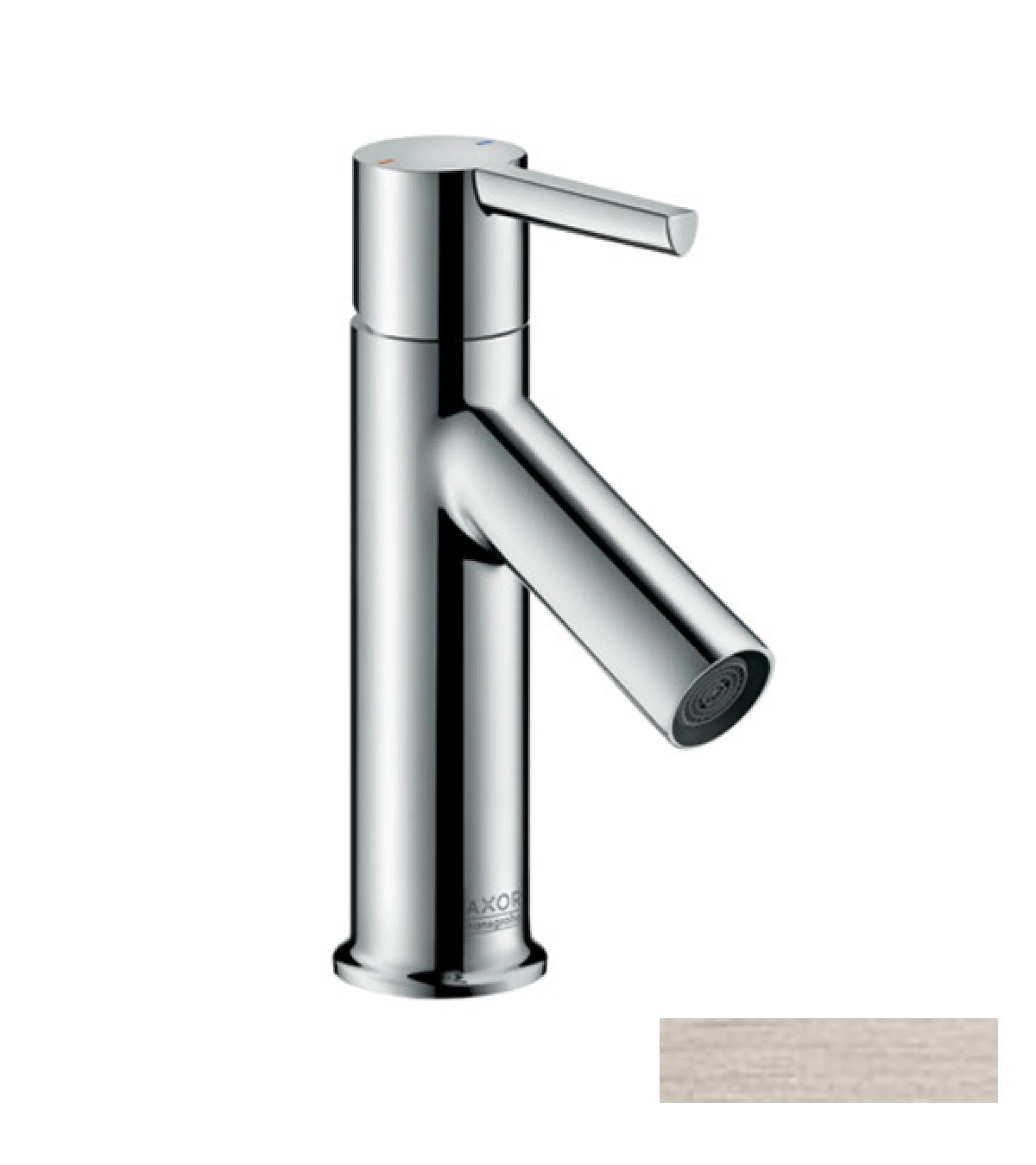 Фото - Смеситель для раковины Axor Starck 10102800, сталь - Hansgrohe