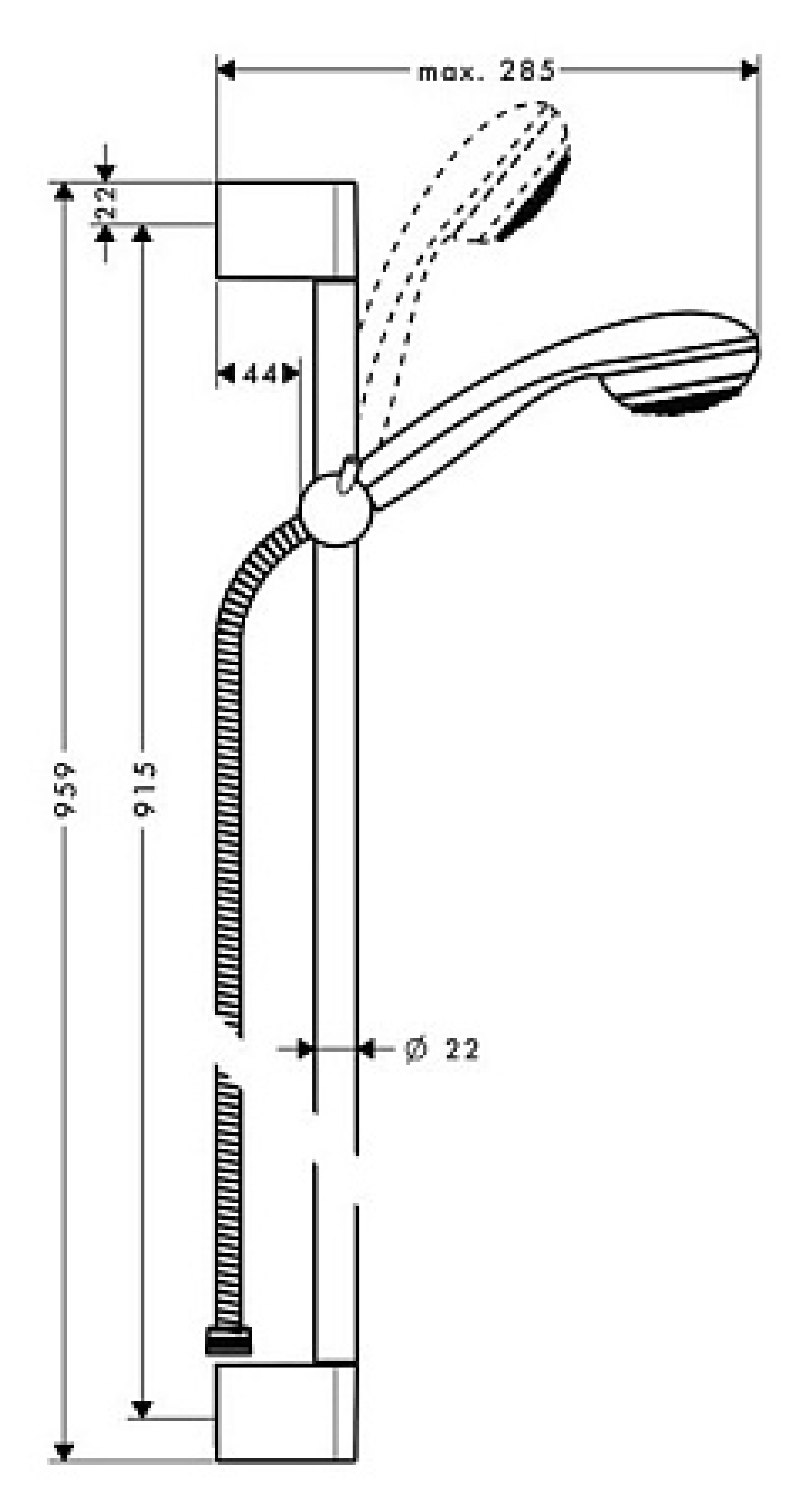 Фото - Душевой гарнитур Hansgrohe Crometta 27651000 хром - Hansgrohe