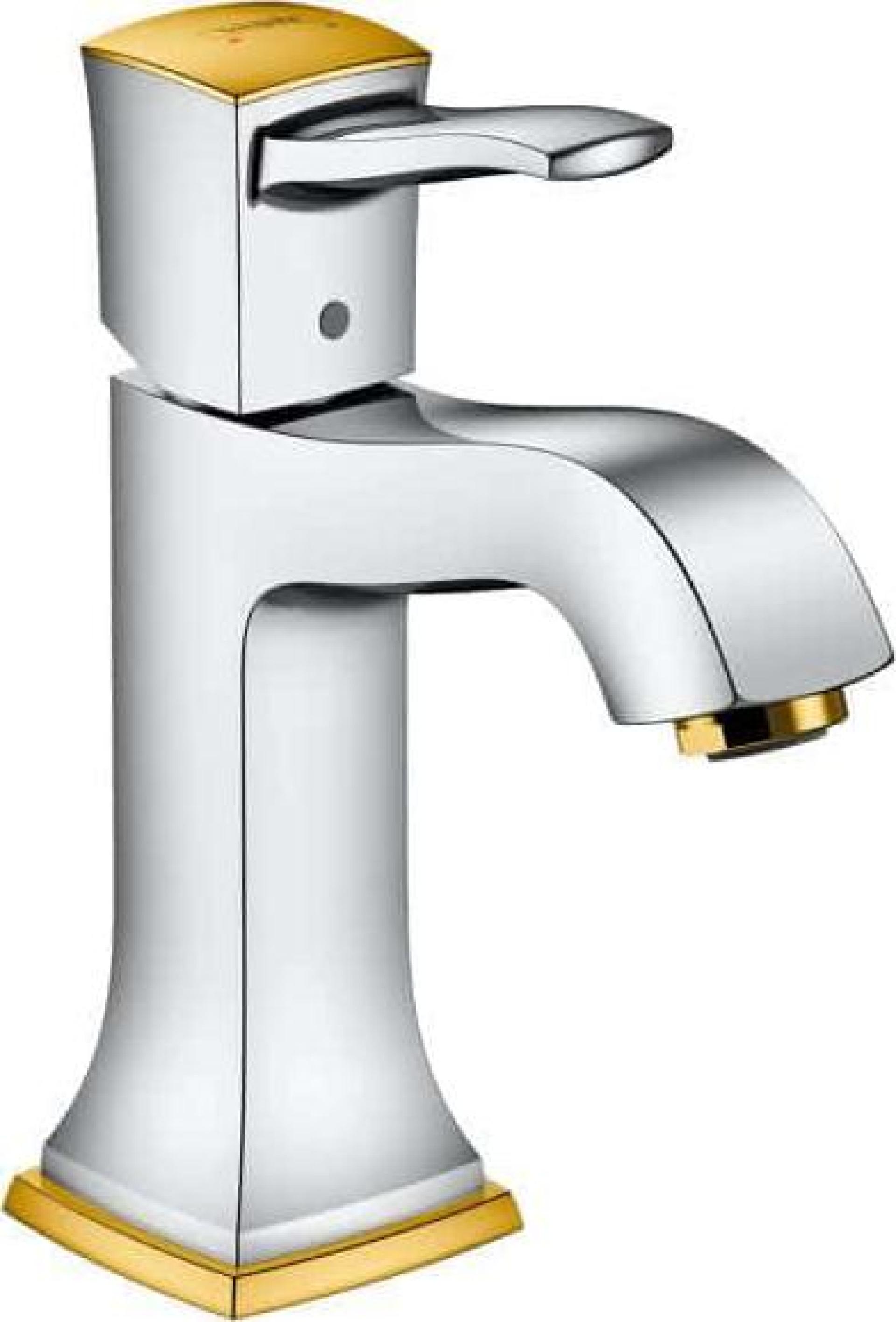 Смеситель для раковины Hansgrohe Metropol 31300090, хром золото