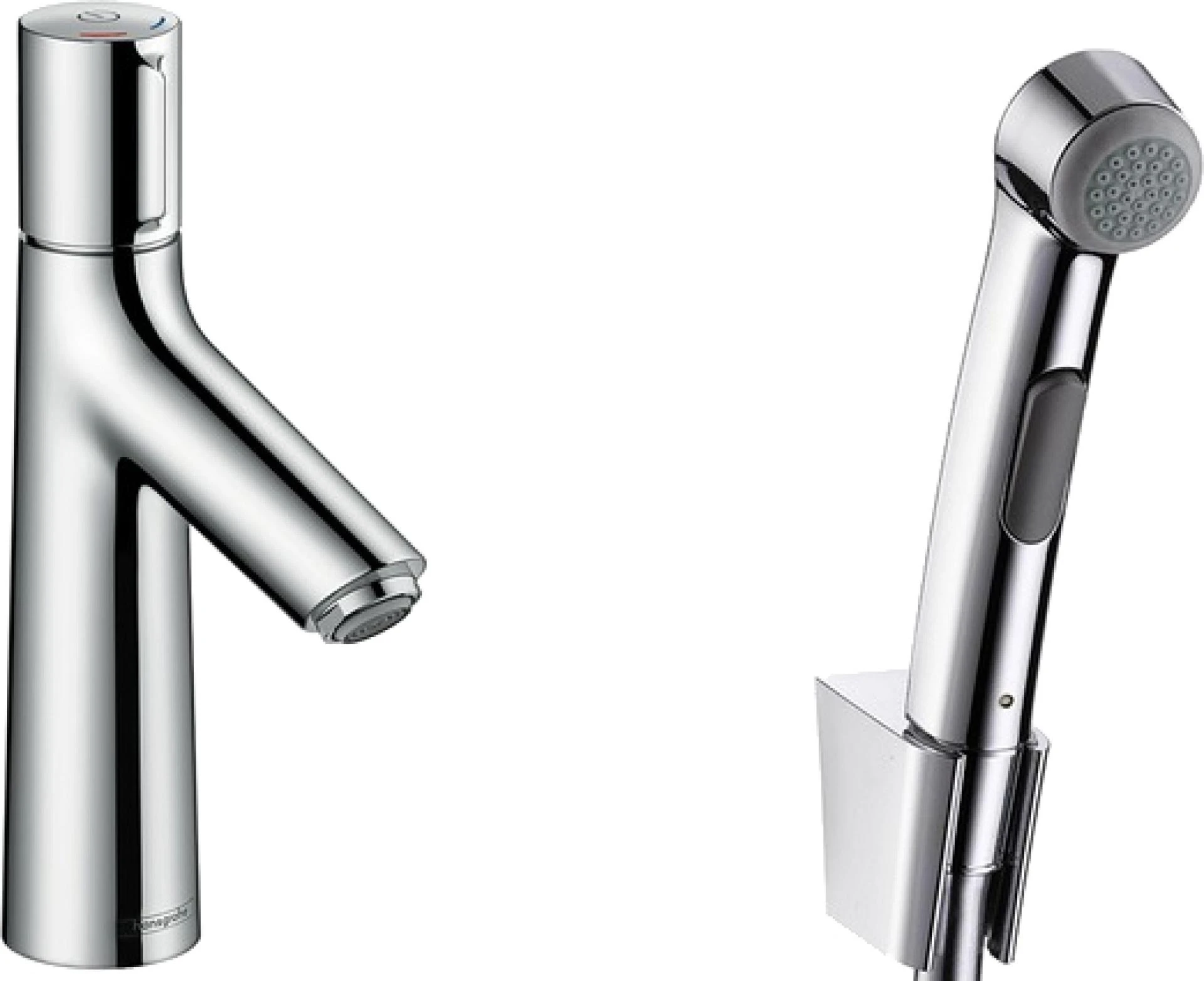 Фото - Смеситель Hansgrohe Talis Select S 72291000 для раковины с гигиеническим душем с донным клапаном Push-Open - Hansgrohe