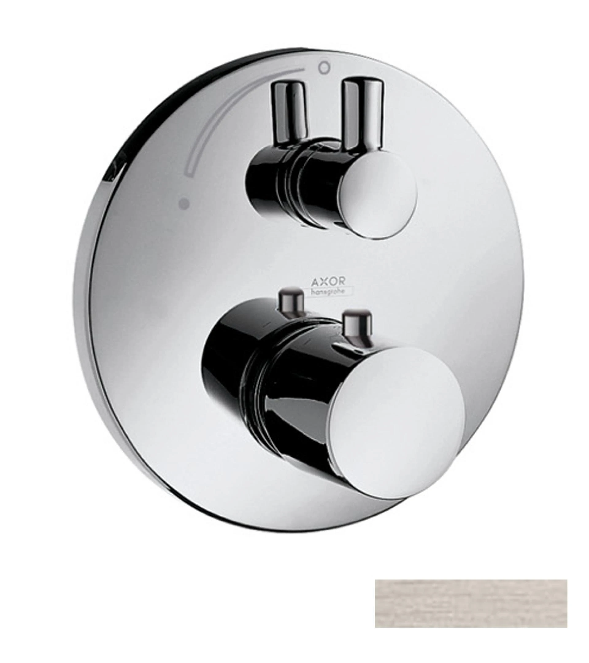 Фото - Термостат для душа Axor Uno 38700800, сталь - Hansgrohe