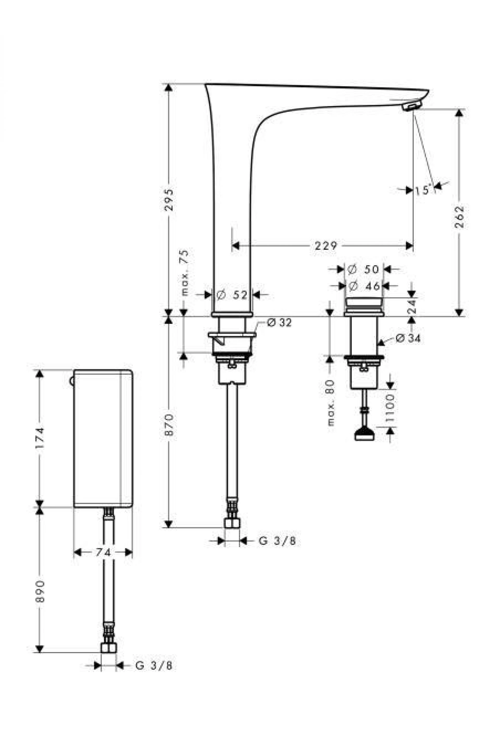 Фото - Смеситель для кухни сталь Hansgrohe PuraVida 15805800 - Hansgrohe