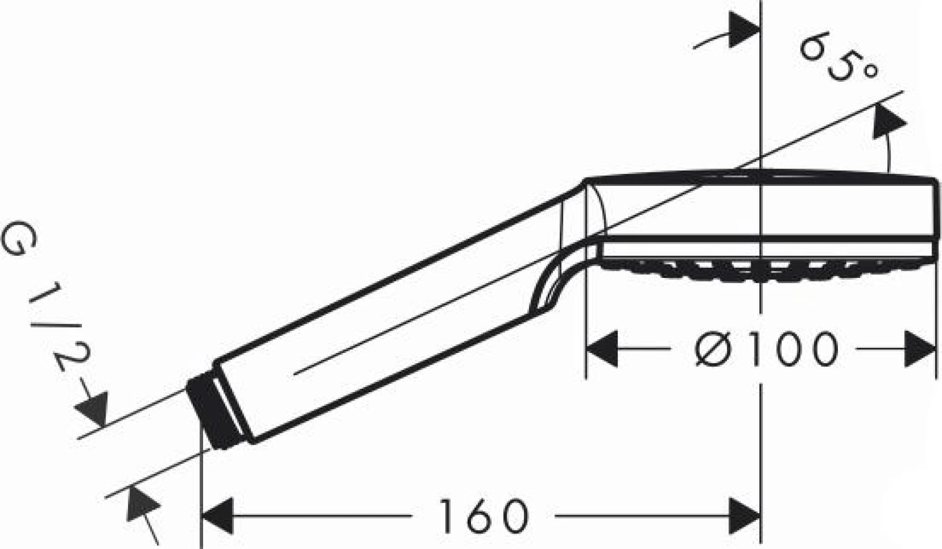 Фото - Ручной душ Hansgrohe Crometta 1jet 26331400 - Hansgrohe