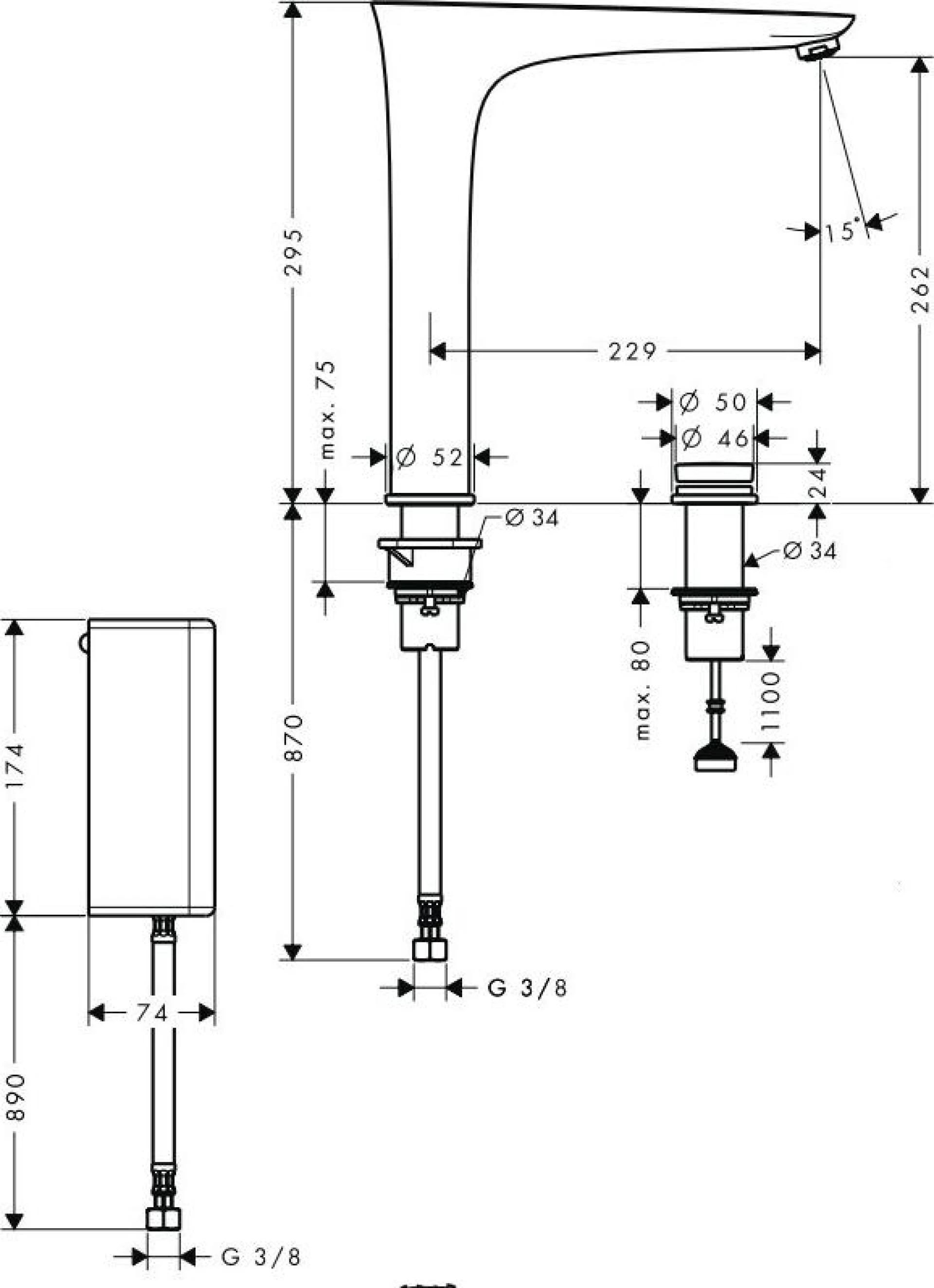 Фото - Смеситель для кухни хром Hansgrohe PuraVida 15805000 - Hansgrohe