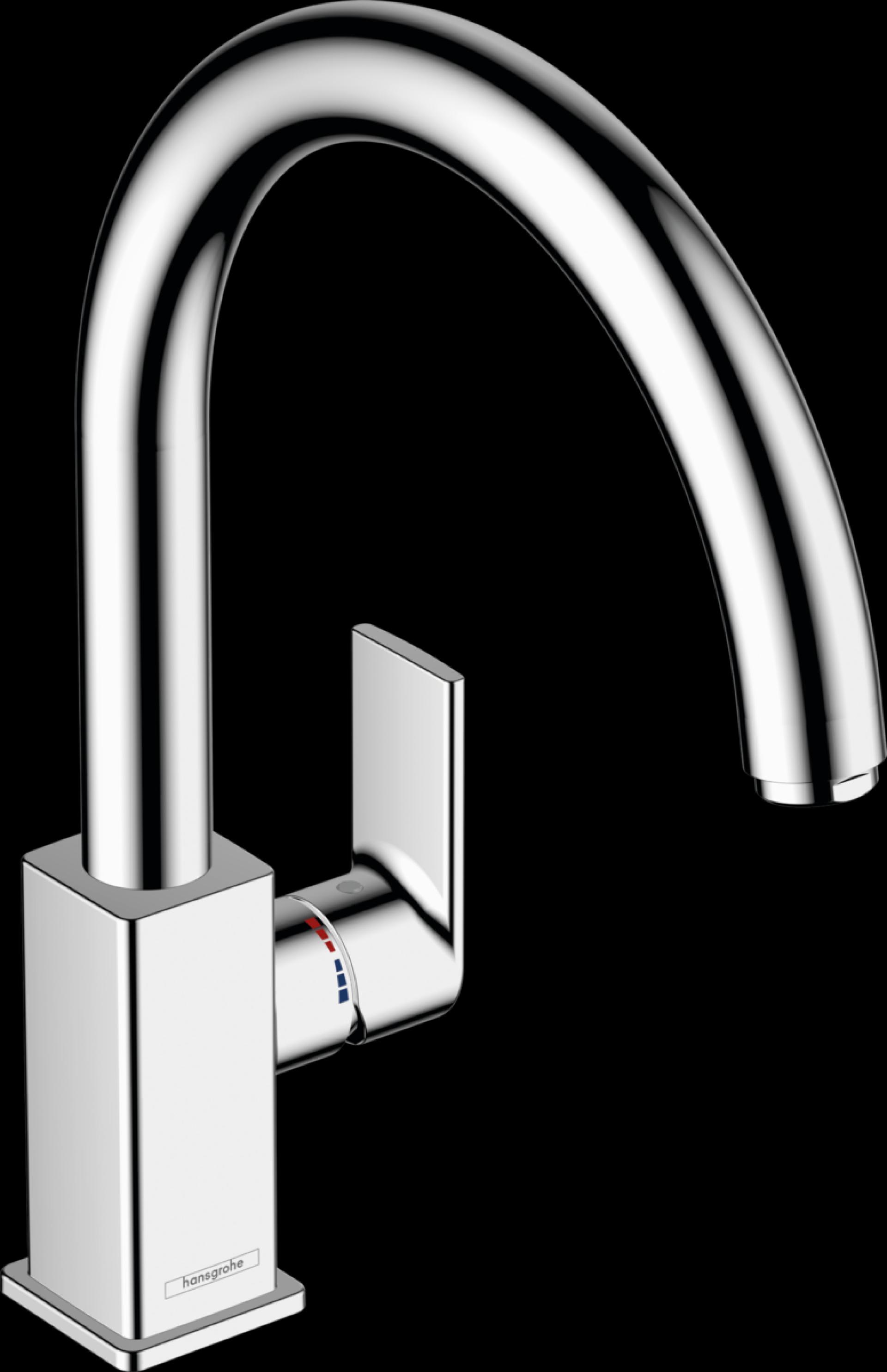 Смеситель для кухни Hansgrohe Vernis Shape 71871000, хром