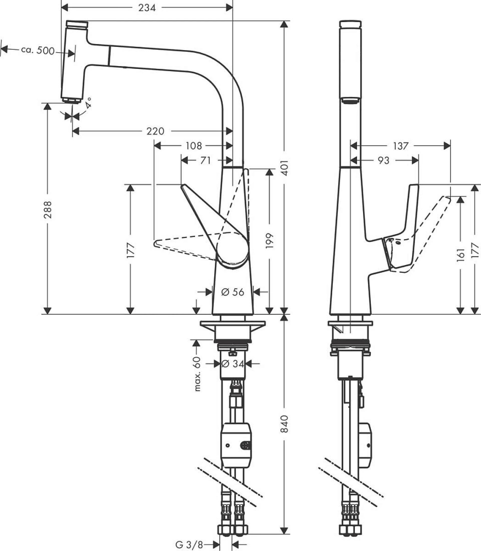 Фото - Смеситель Hansgrohe Talis Select S 72821800 для кухонной мойки - Hansgrohe