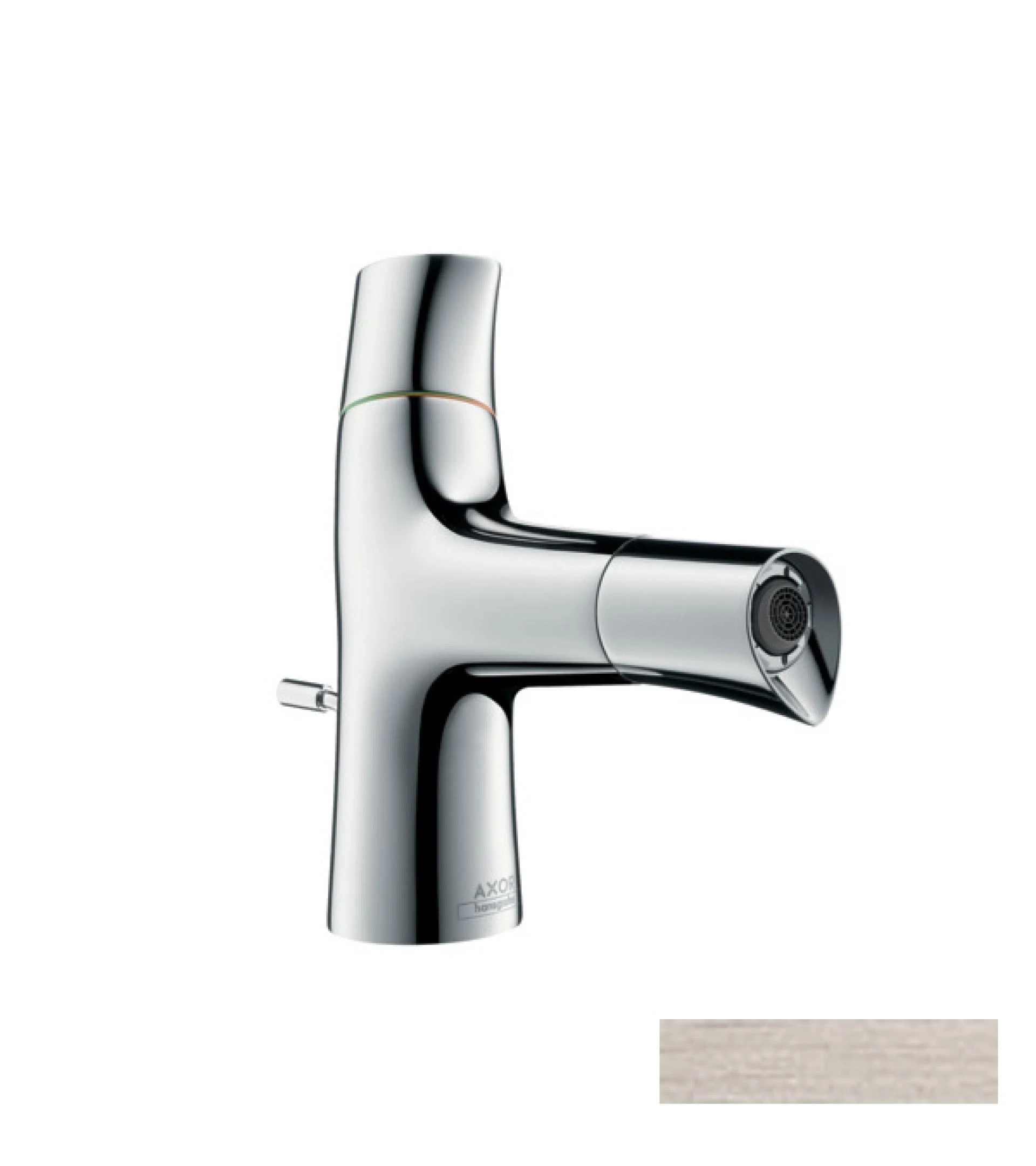 Фото - Смеситель для биде Axor Starck Organic 12210800, сталь - Hansgrohe