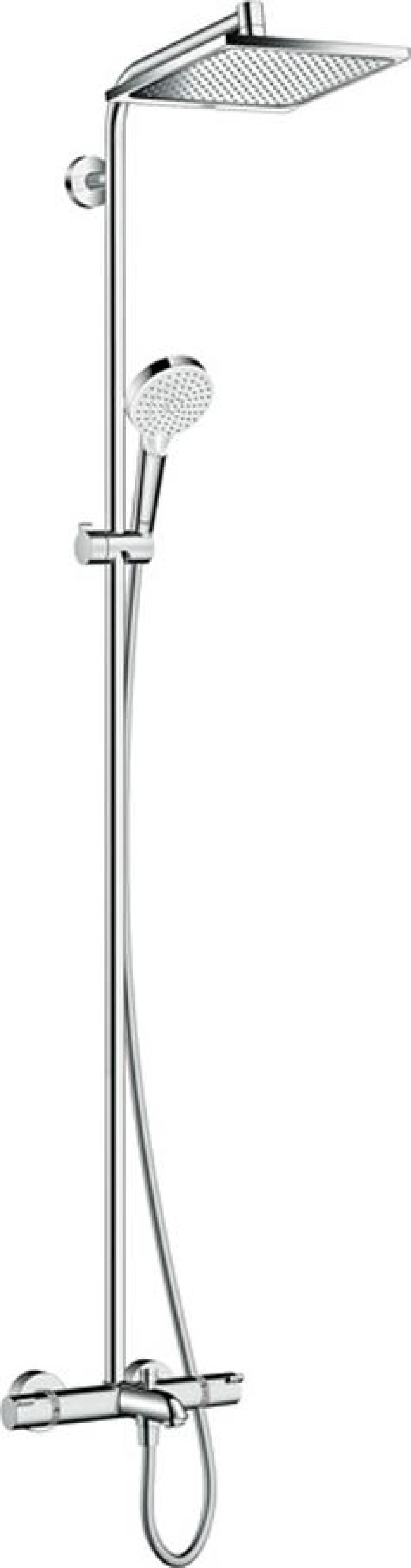 Фото - Душевая стойка Hansgrohe Crometta E 240 1jet Showerpipe  27298000 - Hansgrohe