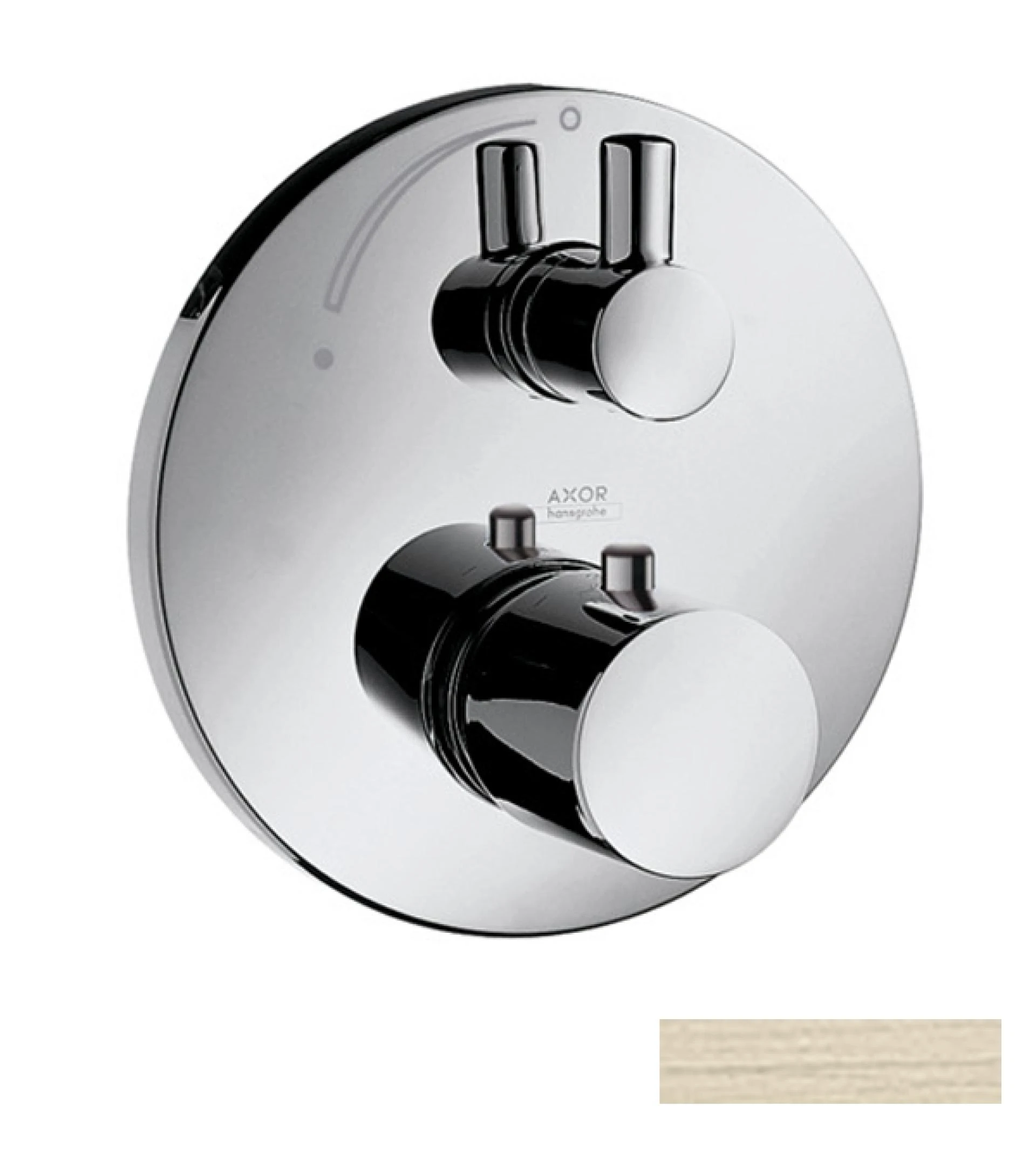 Фото - Термостат для душа Axor Uno 38700820, никель - Hansgrohe