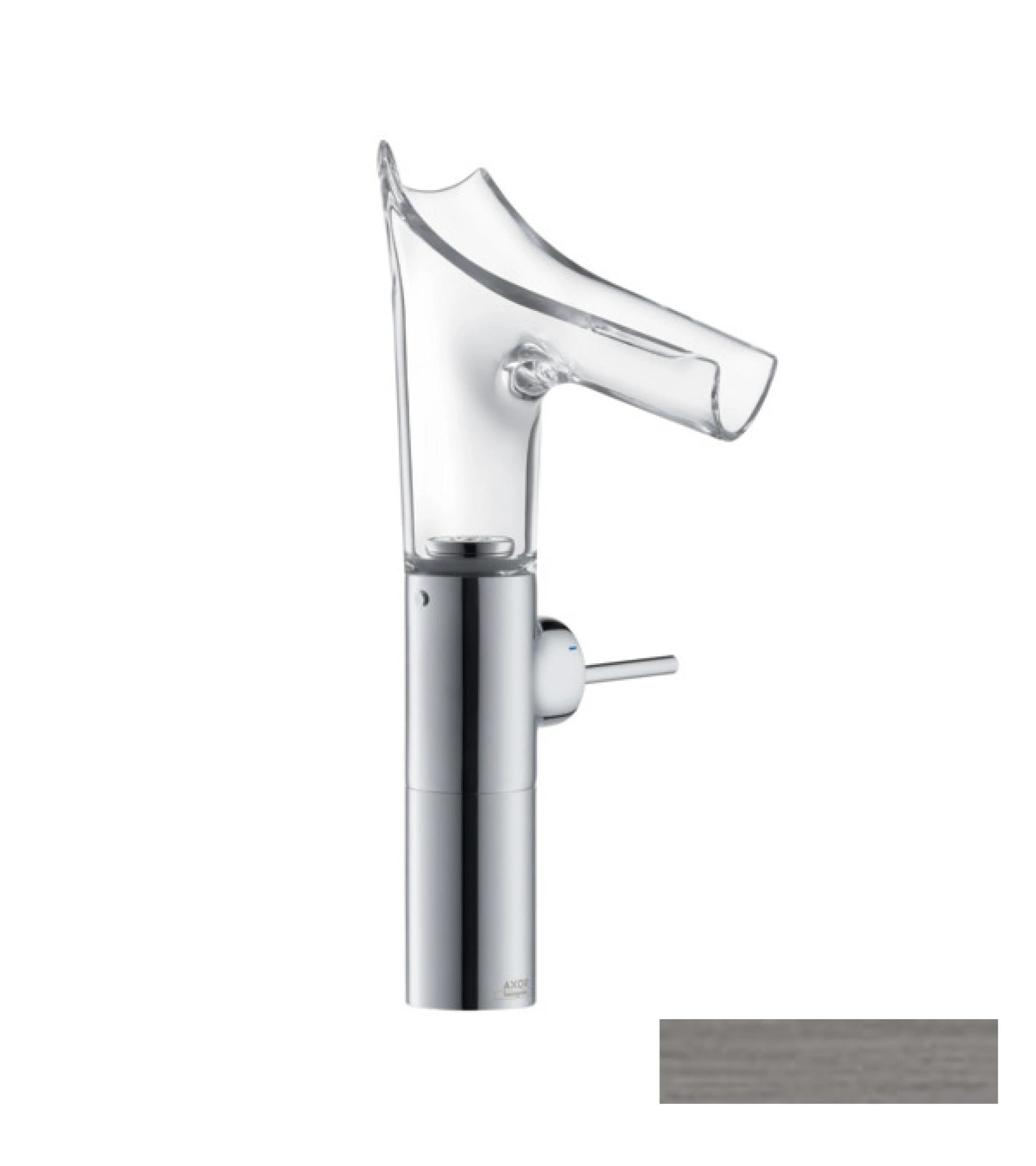 Фото - Смеситель для раковины Axor Starck V 12114340, черный хром - Hansgrohe