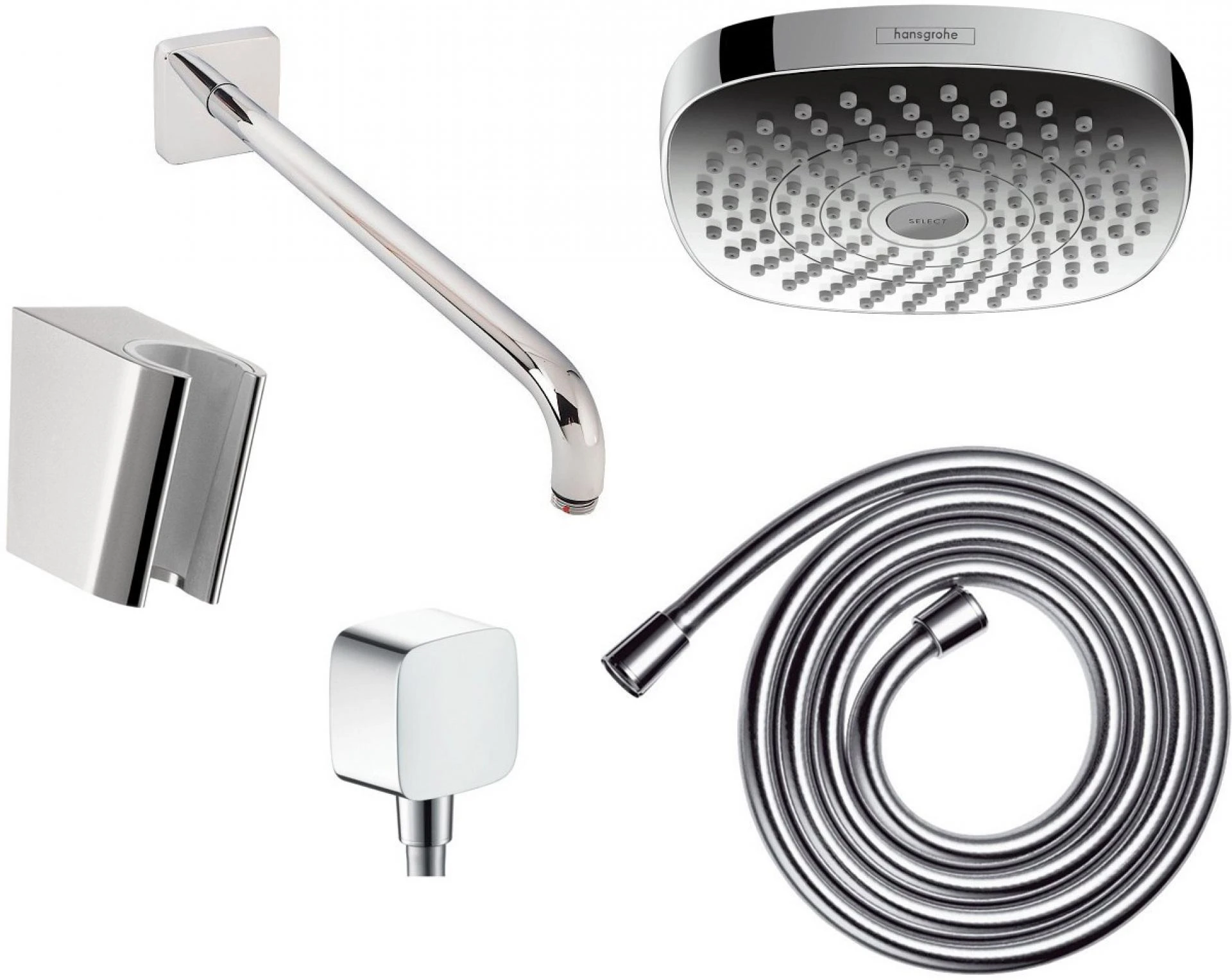 Фото - Душевой комплект Hansgrohe Croma Select E 27294000 - Hansgrohe