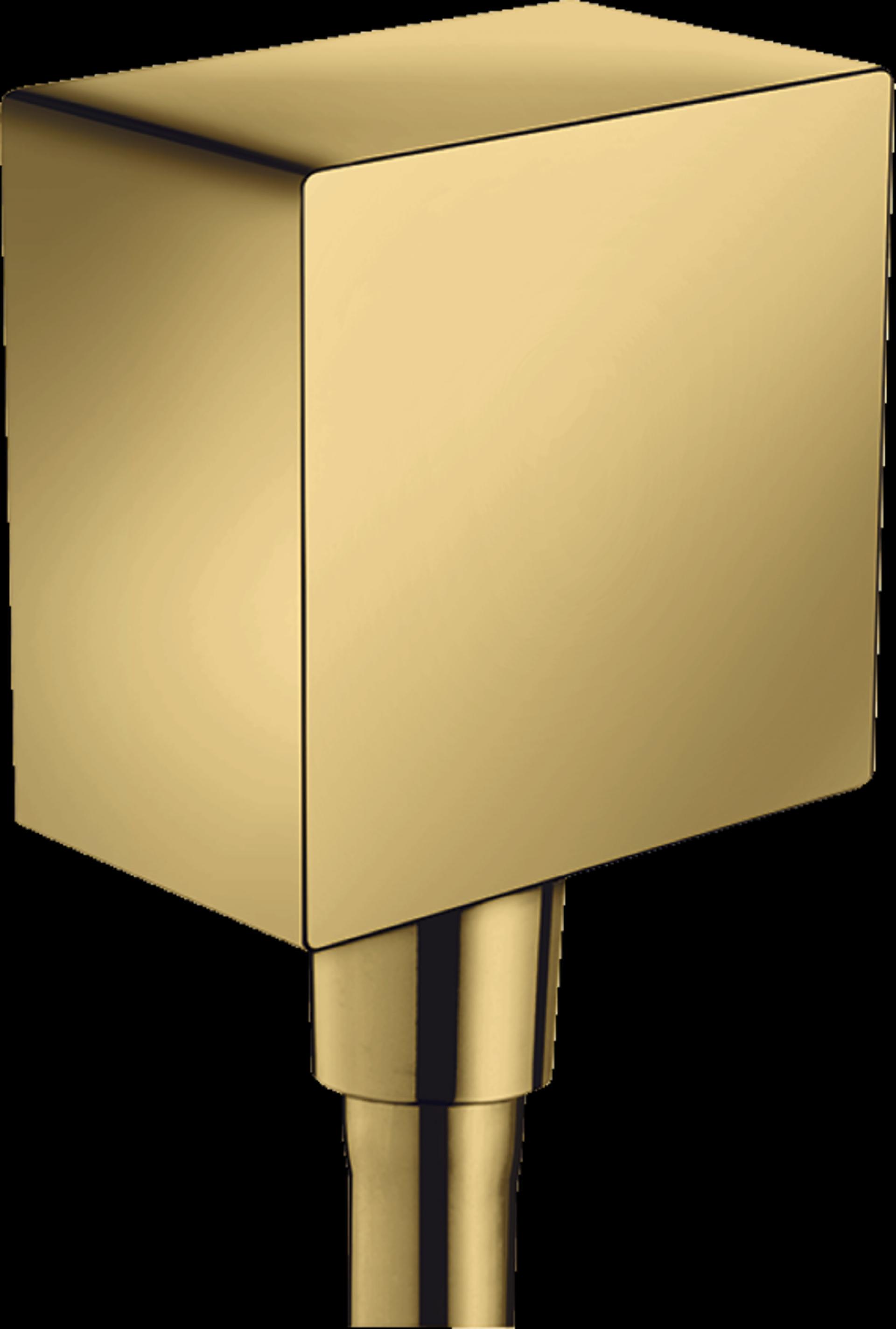 Шланговое подключение Hansgrohe Fixfit Square 26455990, золото