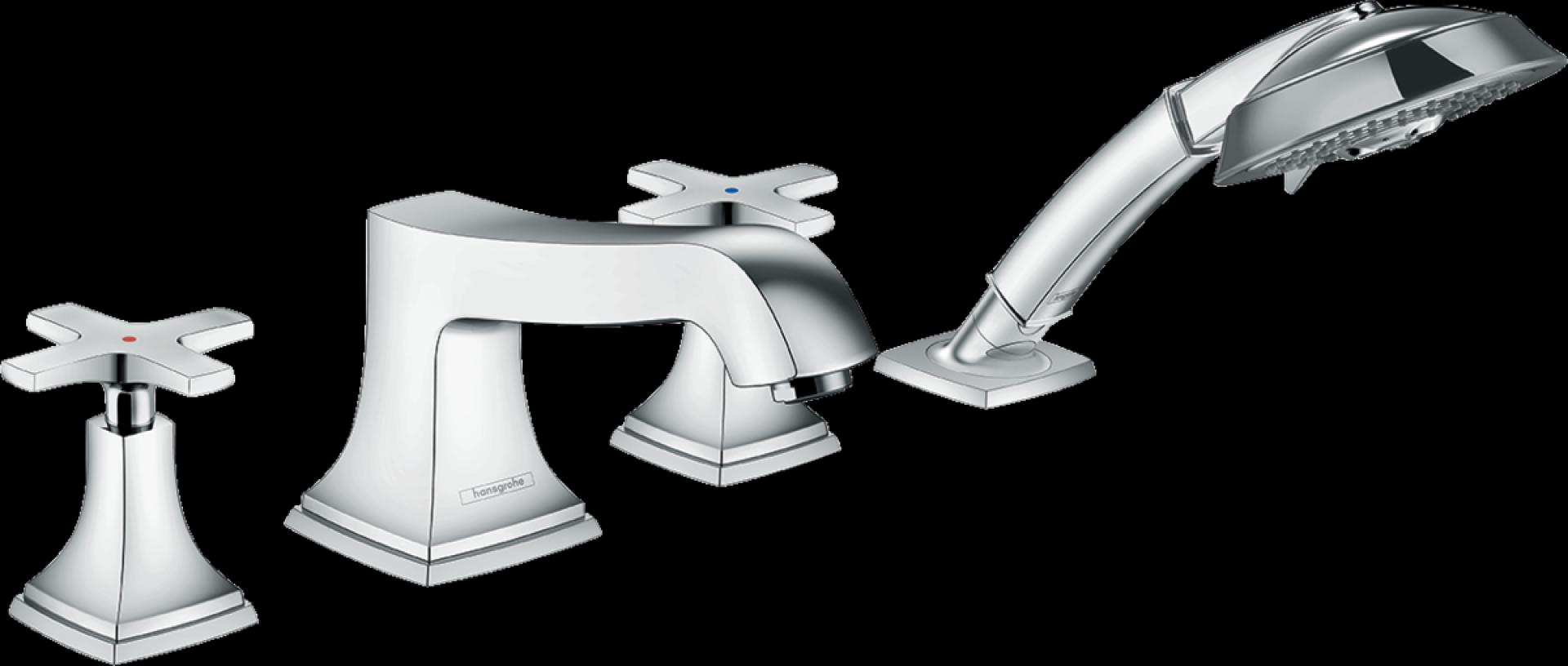 Смеситель Hansgrohe Metropol Classic 31449000 на борт ванны БЕЗ ВНУТРЕННЕЙ ЧАСТИ