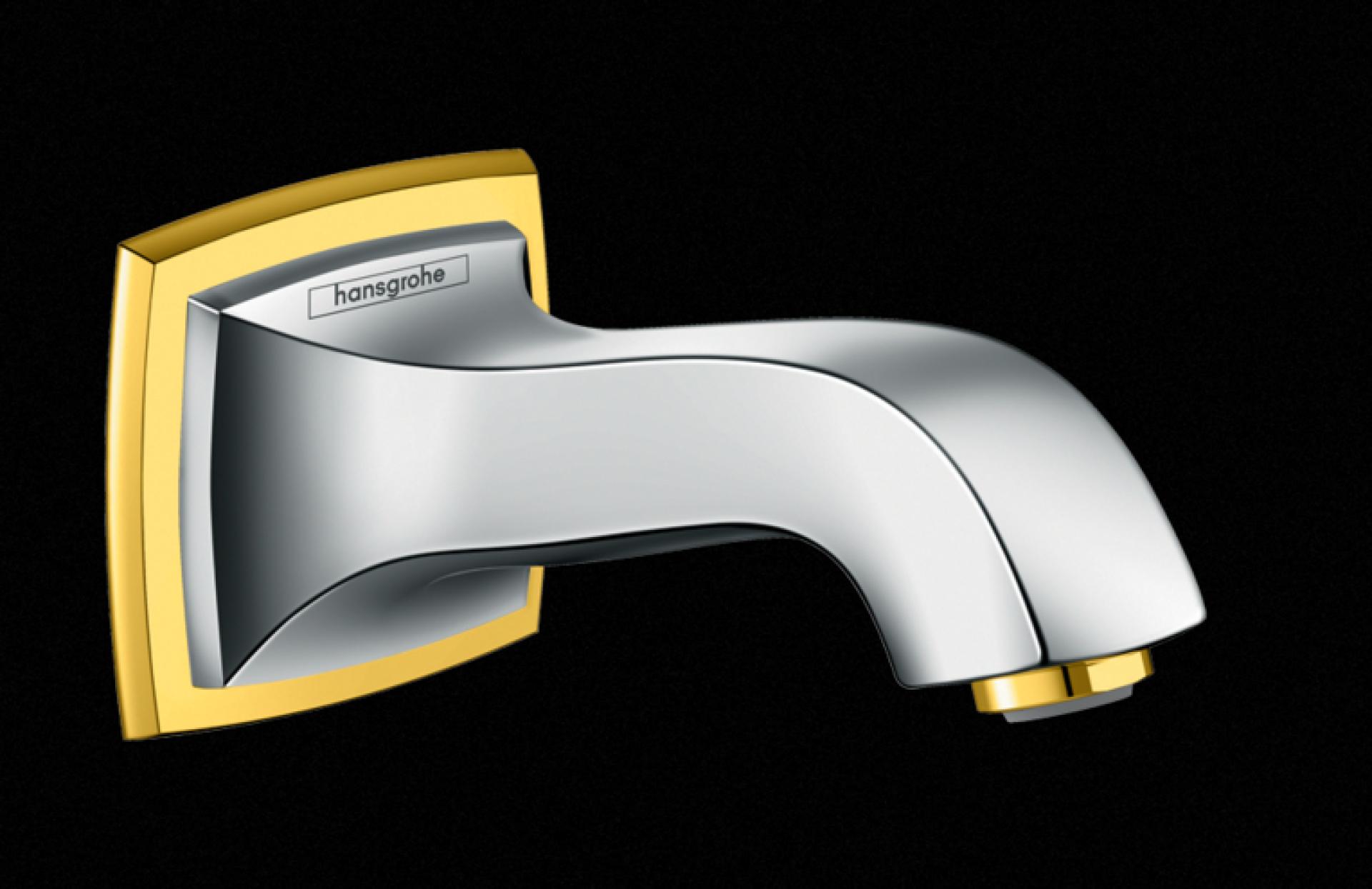 Излив для ванной Hansgrohe Metropol Classic 13425090, хром золото