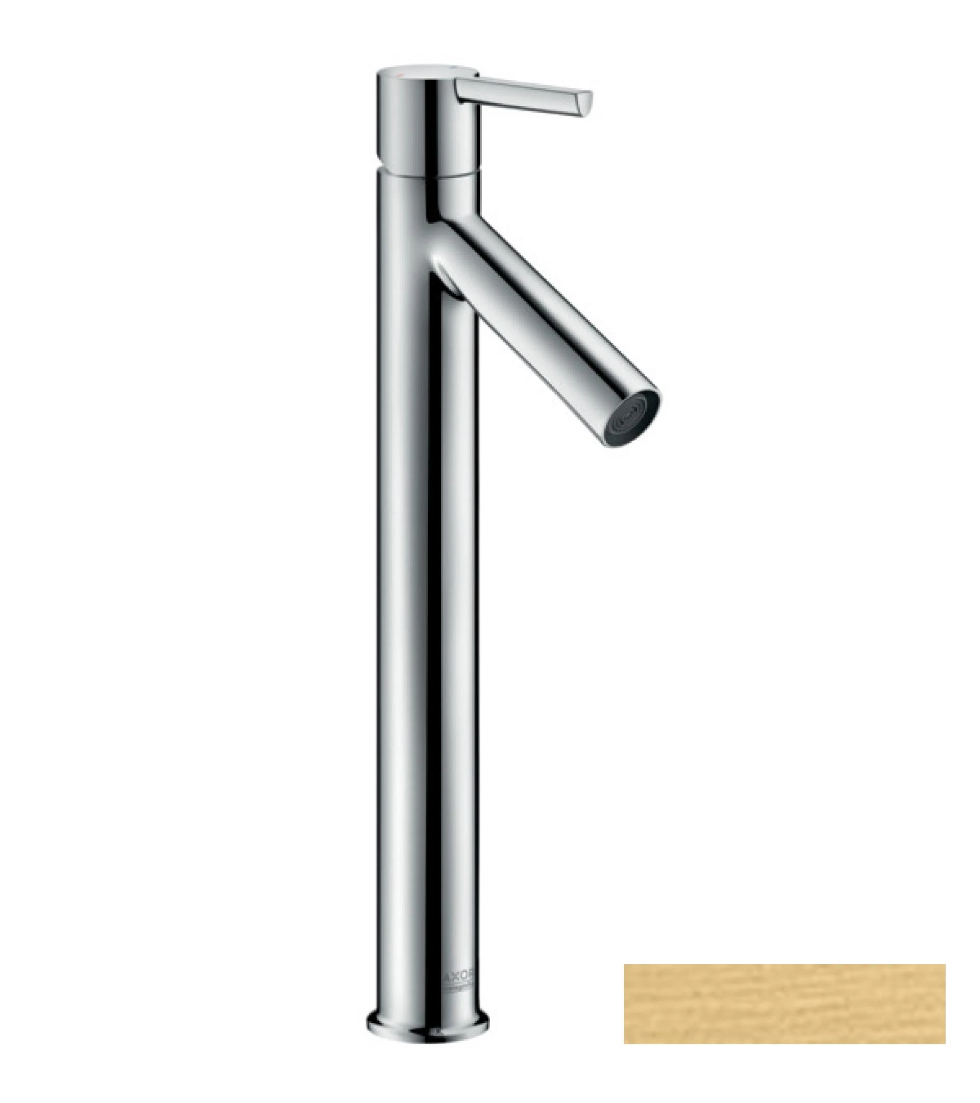 Фото - Смеситель для раковины Axor Starck 10103250, золото - Hansgrohe