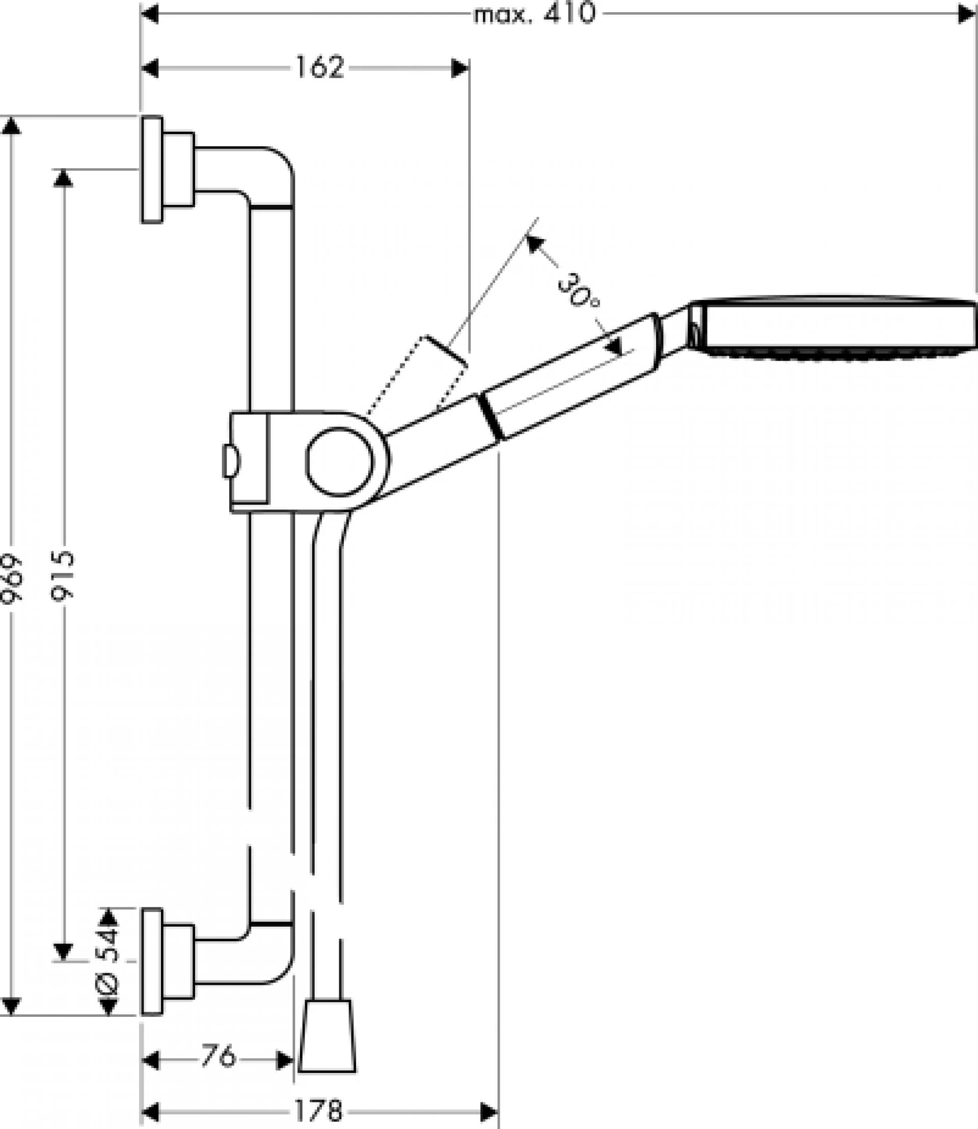 Фото - Душевой гарнитур Axor Citterio 27981000 - Hansgrohe