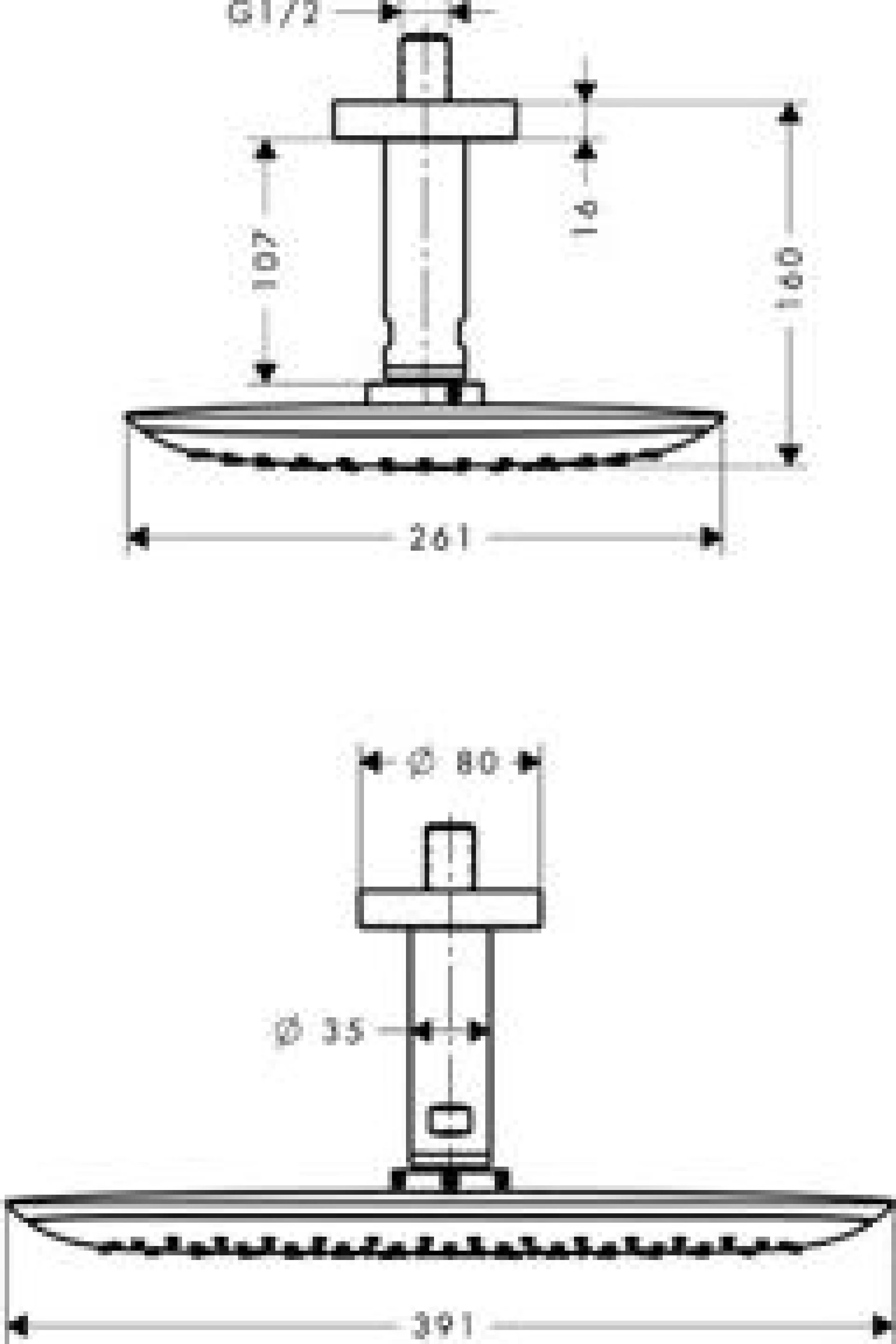 Фото - Верхний душ 400 мм хром Hansgrohe Pura Vida 27390000 - Hansgrohe