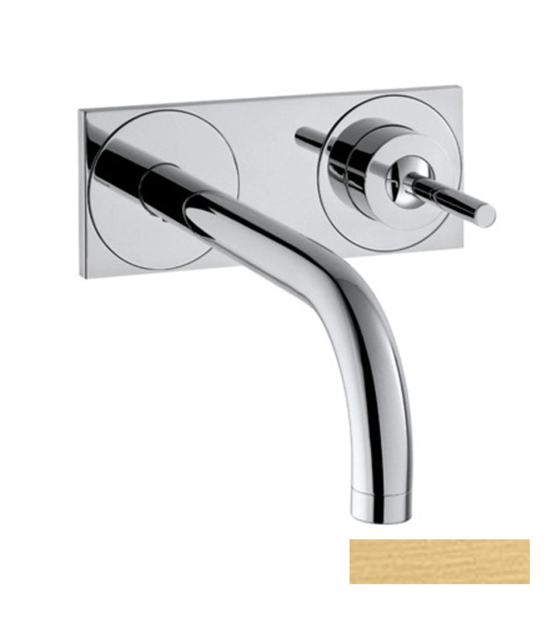 Фото - Смеситель для раковины Axor Uno 38112250, золото - Hansgrohe