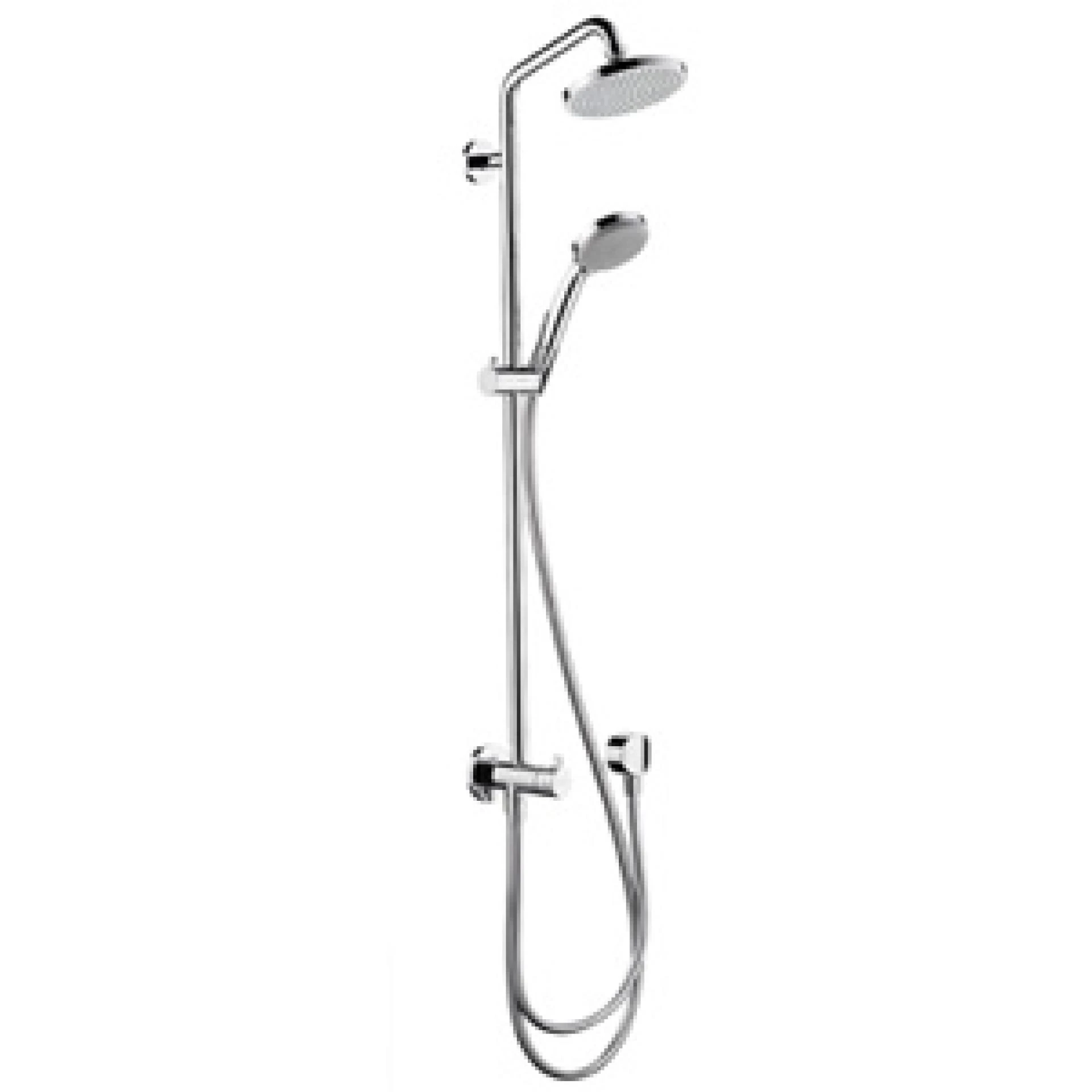 Фото - Душевая система Hansgrohe Croma 100 Reno Showerpipe 27139000 - Hansgrohe