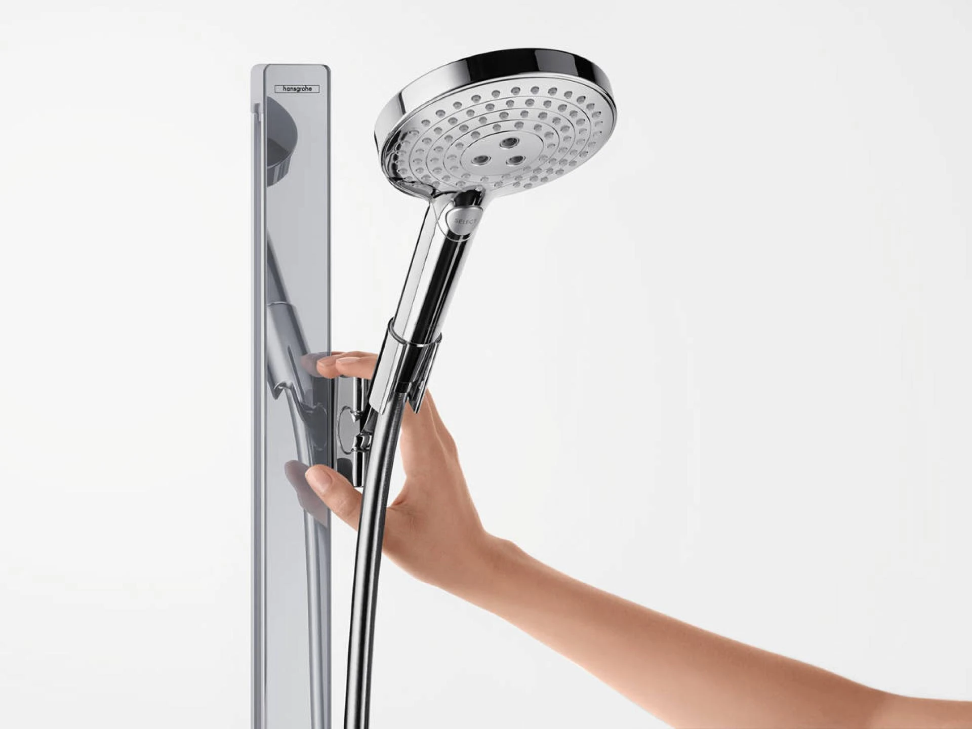 Фото - Душевой гарнитур Hansgrohe Raindance Select S 27648000, хром - Hansgrohe