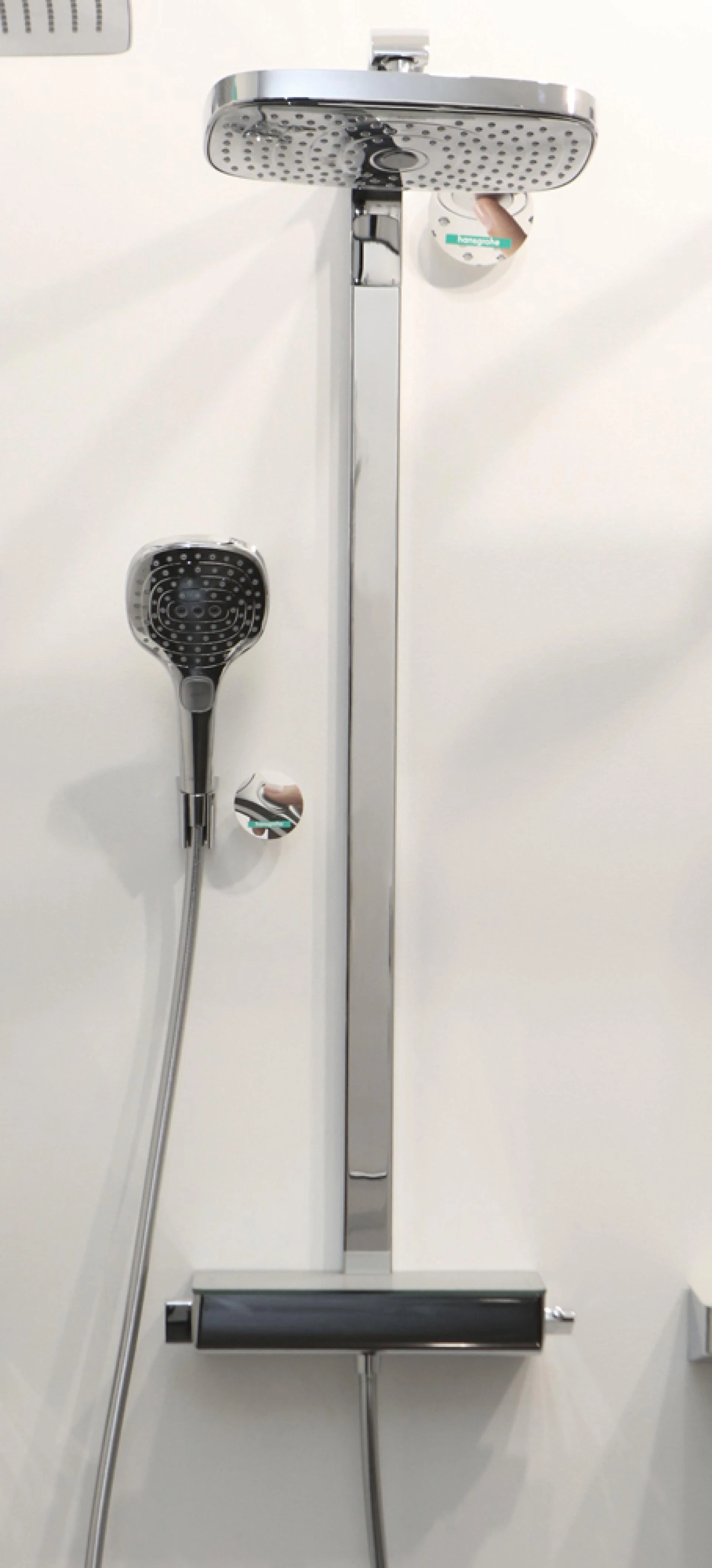 Фото - Душевая стойка Hansgrohe Raindance Select E 300 2jet 27128000 Showerpipe - Hansgrohe