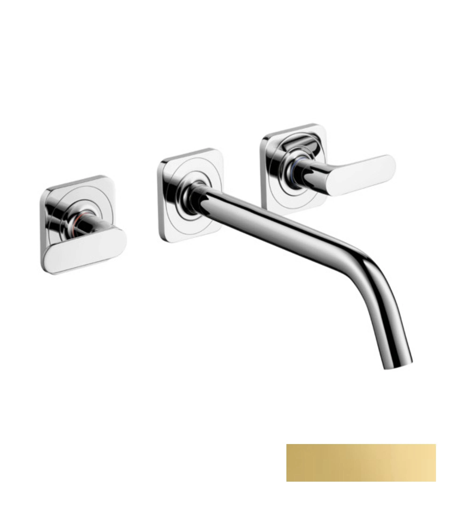 Фото - Смеситель для раковины Axor Citterio M 34315990, золото - Hansgrohe