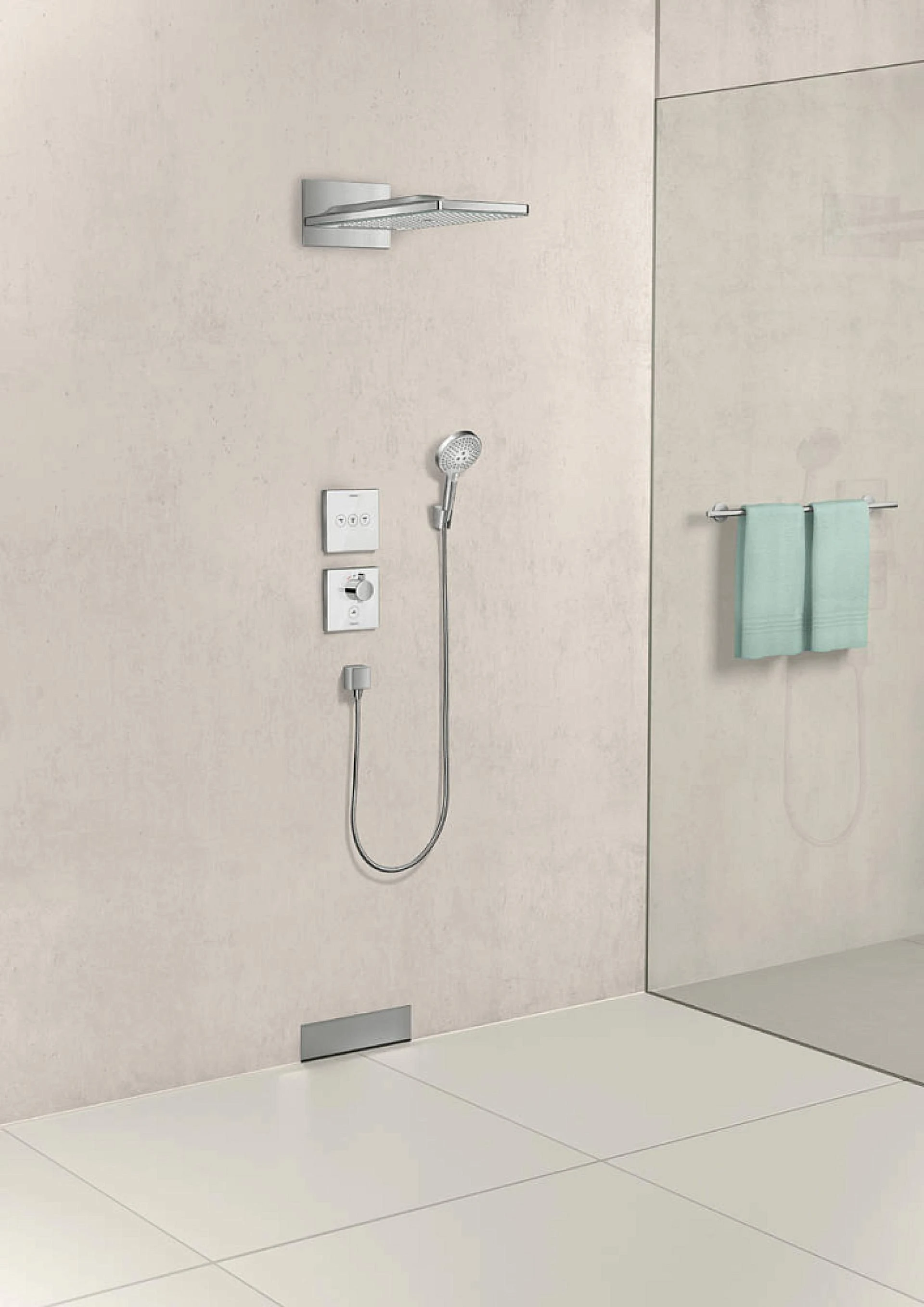 Фото - Верхний душ Hansgrohe Rainmaker Select 580 3jet 24001600, черный хром - Hansgrohe