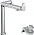 Смеситель для кухни Hansgrohe Aqittura M91 FilterSystem 240 76804000, хром