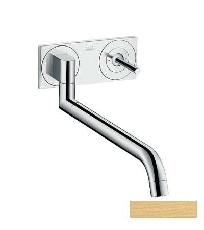 Фото - Смеситель для кухни Axor Uno 38815250, золото - Hansgrohe