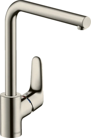 Фото - Смеситель для кухни Hansgrohe Focus M41 31827800 сталь - Hansgrohe