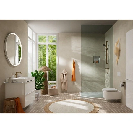 Фото - Смеситель для раковины Hansgrohe Tecturis S 73320140 бронза - Hansgrohe