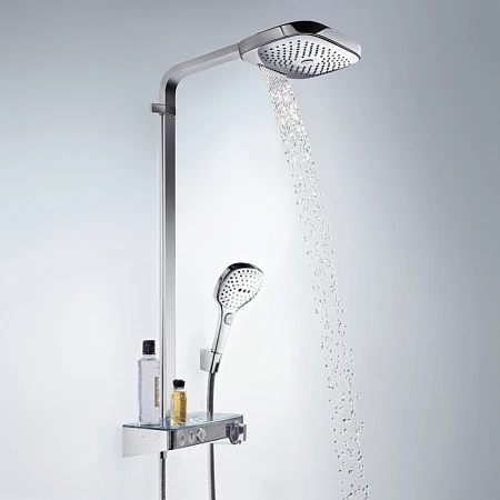 Фото - Душевая стойка Hansgrohe Raindance Select E 300 3jet 27127400 Showerpipe - Hansgrohe