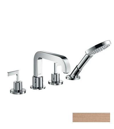 Фото - Смеситель на край ванны Axor Citterio 39454310, красное золото - Hansgrohe