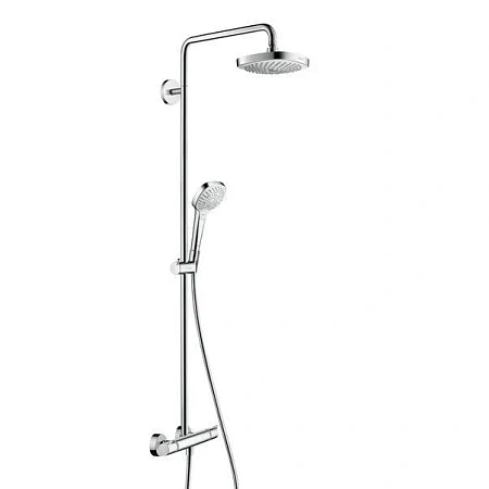 Фото - Душевая система Hansgrohe Croma Select E 27257400 хром, белый - Hansgrohe