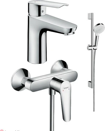 Фото - Душевой комплект Hansgrohe SET Logis E 100 (d) - Hansgrohe