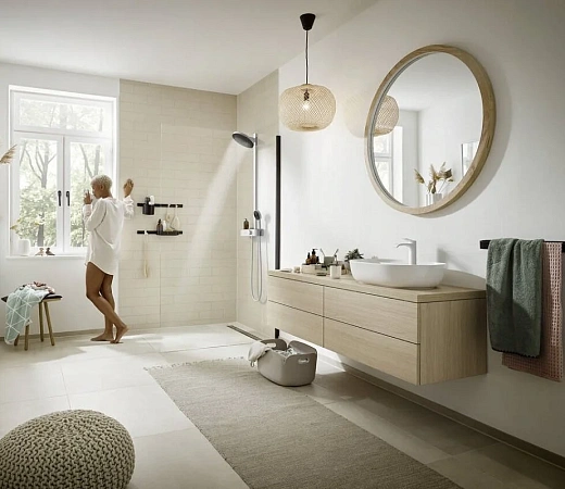 Фото - Душевая система Hansgrohe Pulsify 24241700 белый , серый - Hansgrohe