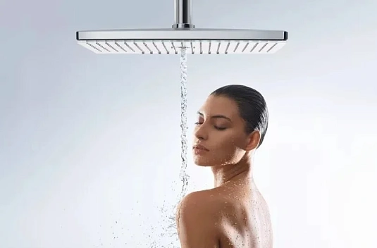 Фото - Душ верхний Hansgrohe Rainmaker Select 460 24016400 хром, белый - Hansgrohe