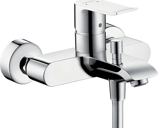 Фото - Смеситель Hansgrohe Metris 31480000 для ванны с душем - Hansgrohe