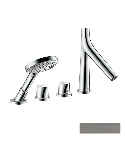 Фото - Термостат на край ванны Axor Starck Organic 12425340, черный хром - Hansgrohe