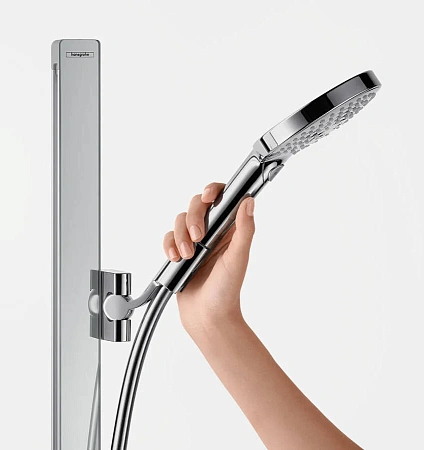 Фото - Душевой гарнитур Hansgrohe Raindance Select S 27647400 хром, белый - Hansgrohe