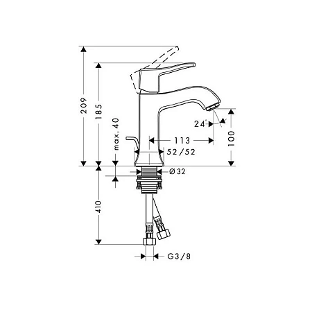 Фото - Смеситель для ванны с душем Hansgrohe  31478000/31075000 хром - Hansgrohe