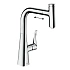 Смеситель для кухни Hansgrohe Metris Select 73802000 хром