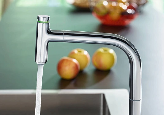 Фото - Смеситель для кухни Hansgrohe Metris 73804000, хром - Hansgrohe