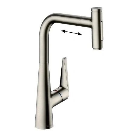 Фото - Смеситель для кухни Hansgrohe Talis Select 73867800 серый - Hansgrohe