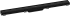 Внешняя часть слива для душа Hansgrohe RainDrain Match 56038670 80 см, матовый черный, с регулировкой по высоте