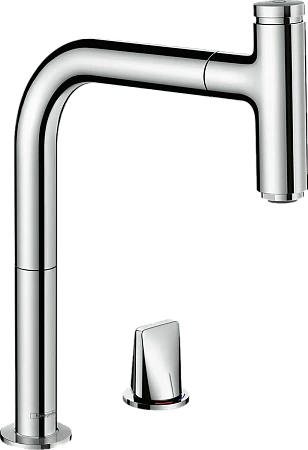 Фото - Смеситель для кухни Hansgrohe Metris 73804000, хром - Hansgrohe