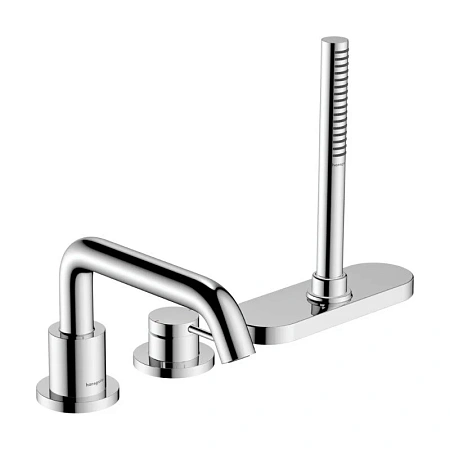 Фото - Смеситель для ванны с душем Hansgrohe Tecturis S 73447000 хром - Hansgrohe