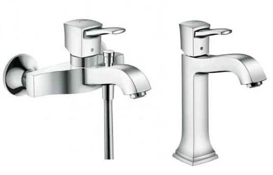 Фото - Смеситель для ванны с душем Hansgrohe Metropol Classic 31340000/31302000 хром - Hansgrohe